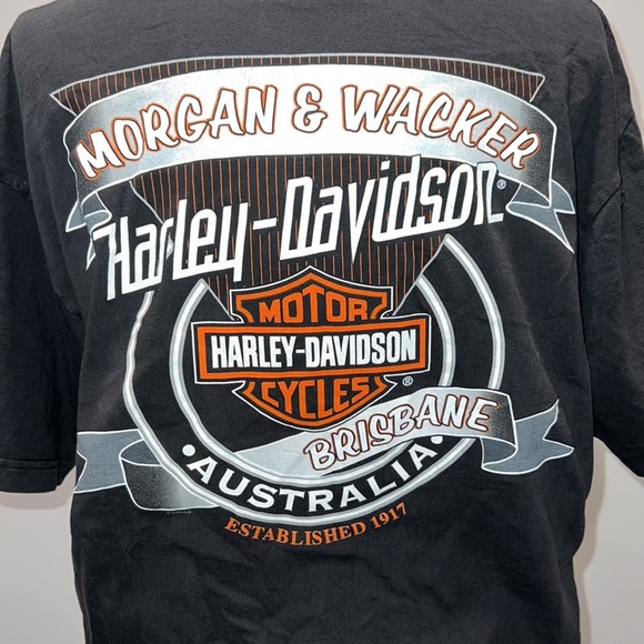 Harley-Davidson T-shirt from Bisbane Australia, Medium - Picture 4 of 7
